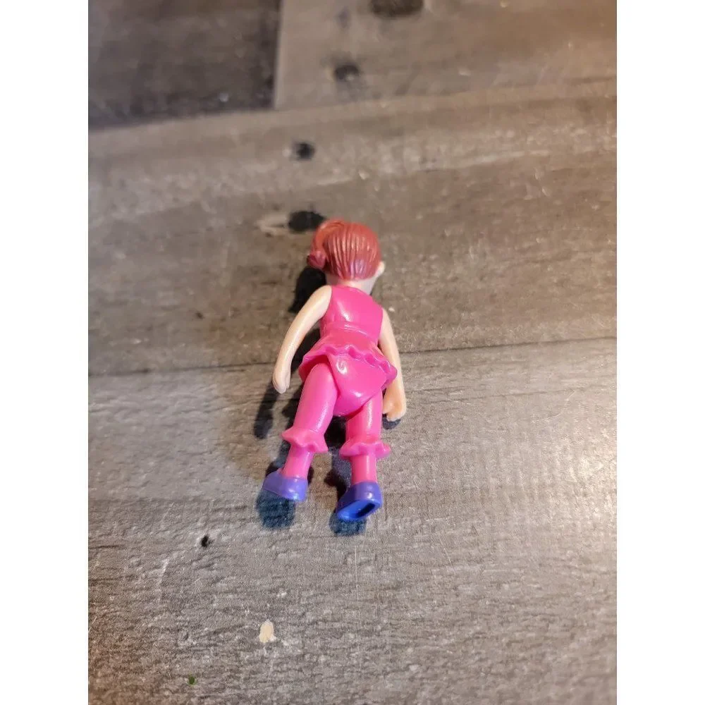 Mini pink‎ doll ponytail girl toy figure